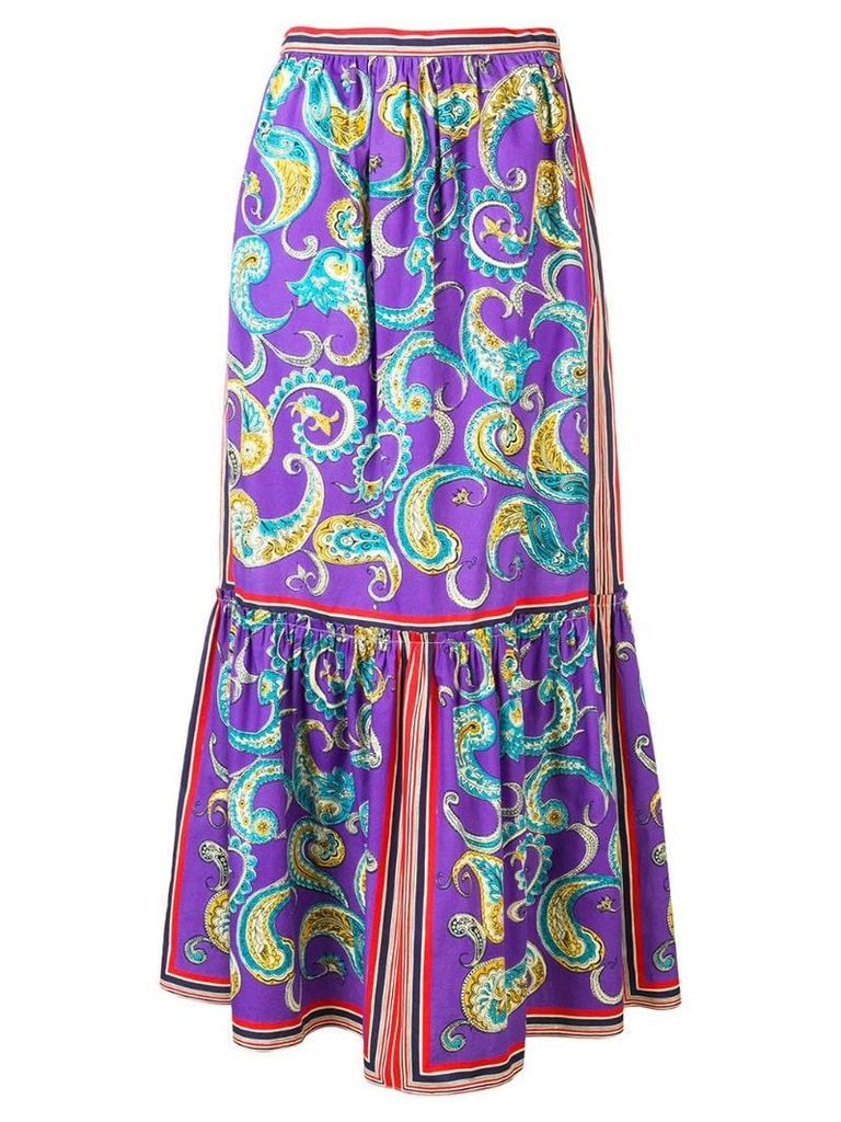 Philosophy Di Lorenzo Serafini paisley print skirt - Purple