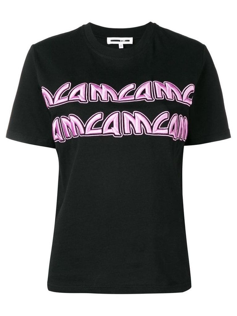 McQ Alexander McQueen embroidered T-shirt - Black