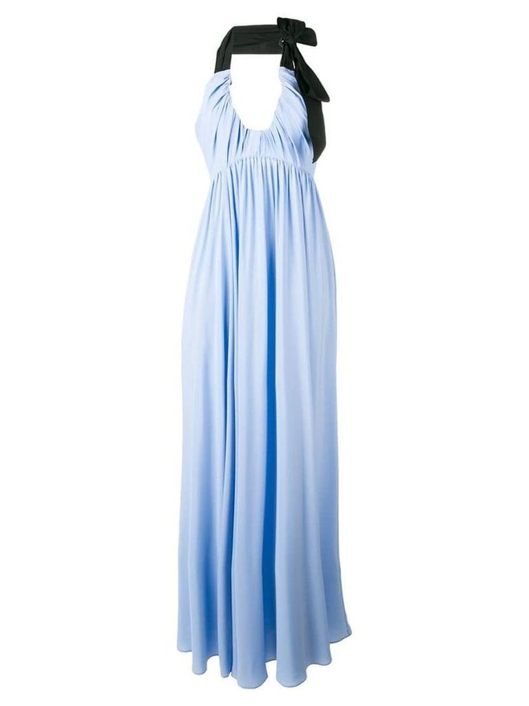 Nº21 halterneck gown - Blue