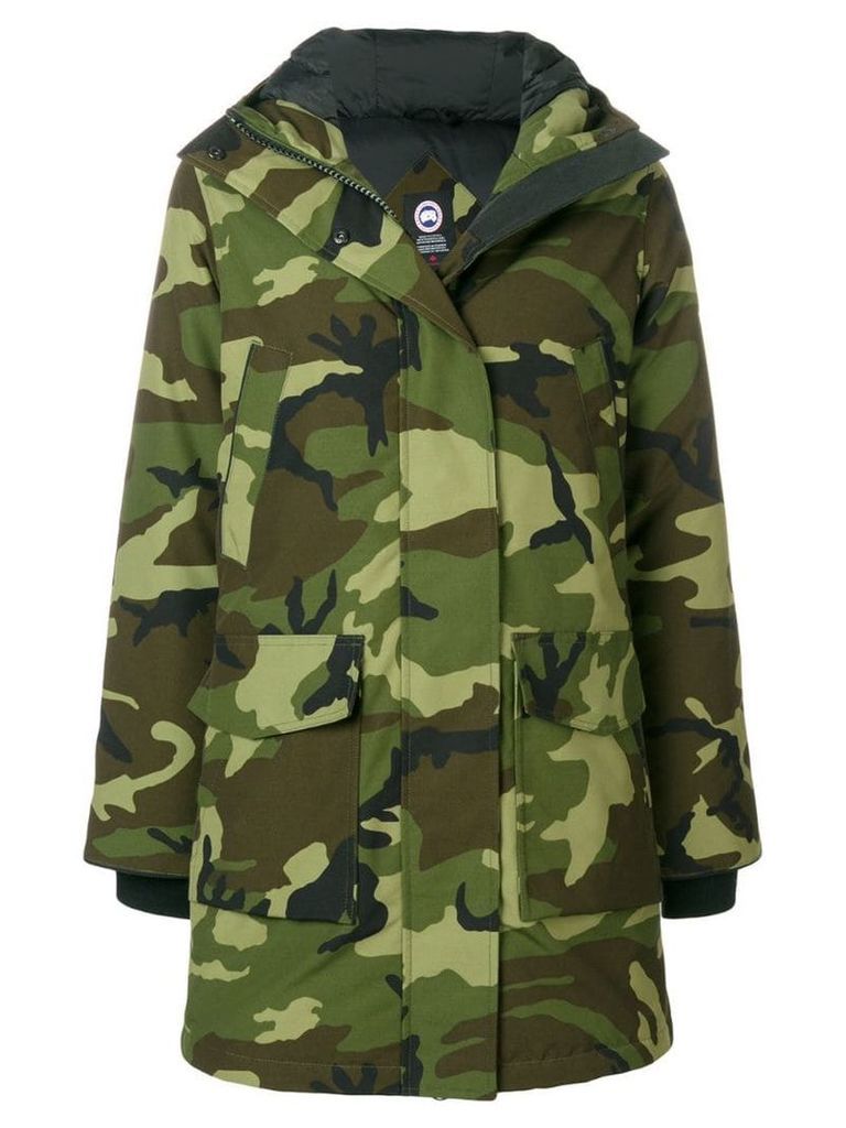 Canada Goose padded camouflage coat - Green