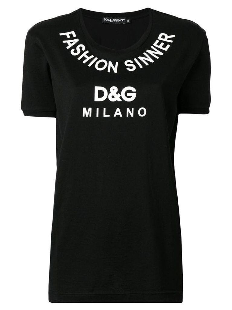 Dolce & Gabbana Fashion Sinner T-shirt - Black