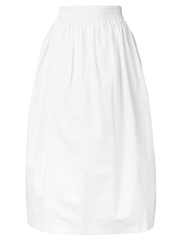 Fabiana Filippi high-waisted flared skirt - White