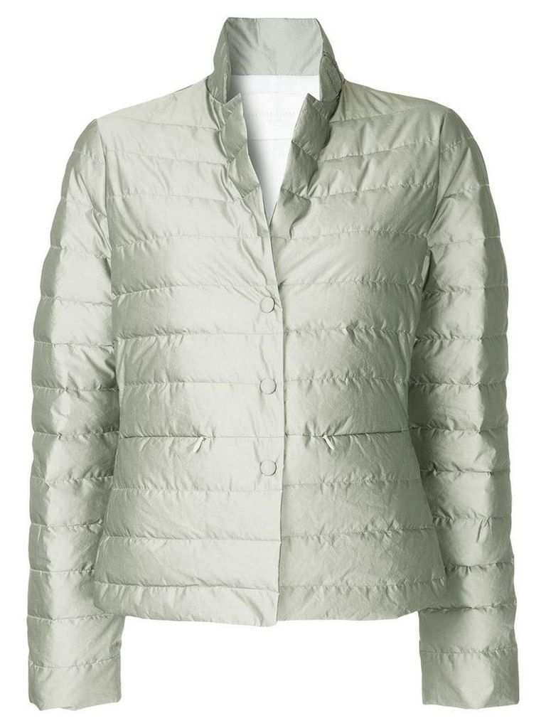 Fabiana Filippi buttoned puffer jacket - Grey