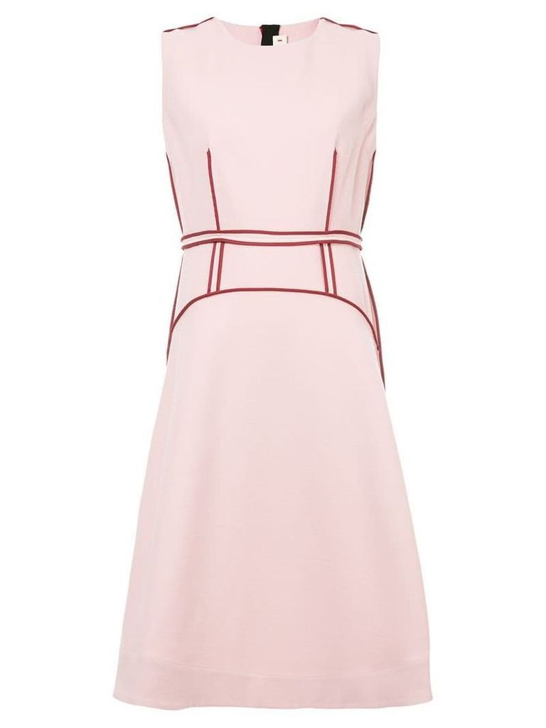 Marni piped formal dress - Pink