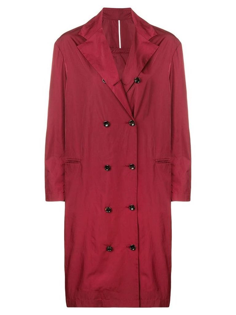 Joseph double breasted trench coat - Red