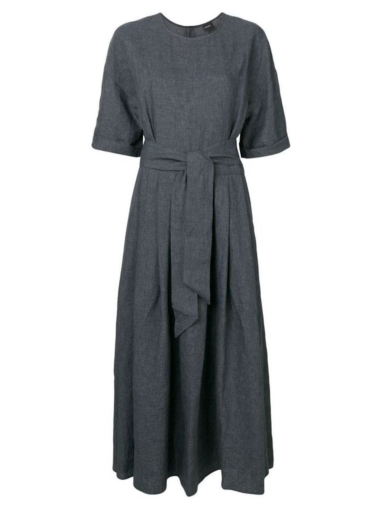 Aspesi belted long dress - Grey
