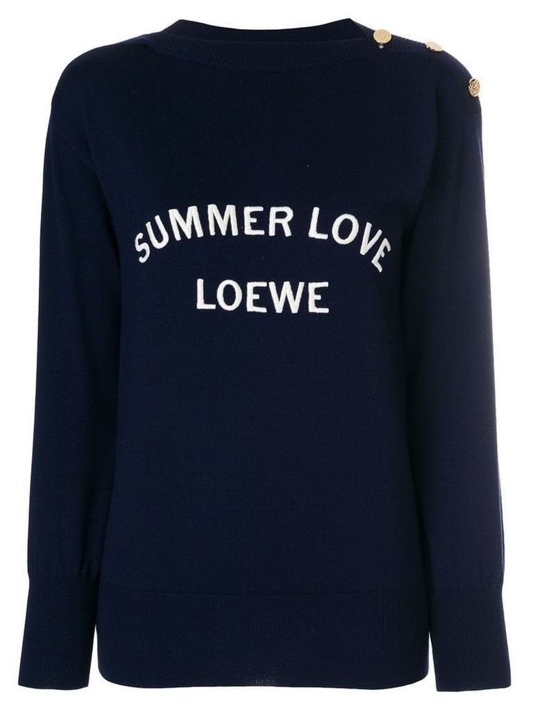 Loewe Summer Love sweater - Blue