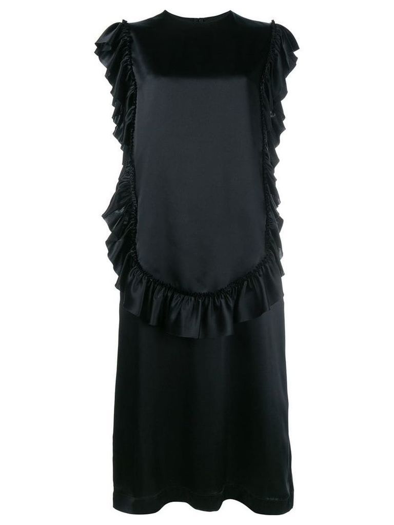 Simone Rocha sleeveless ruffle dress - Black