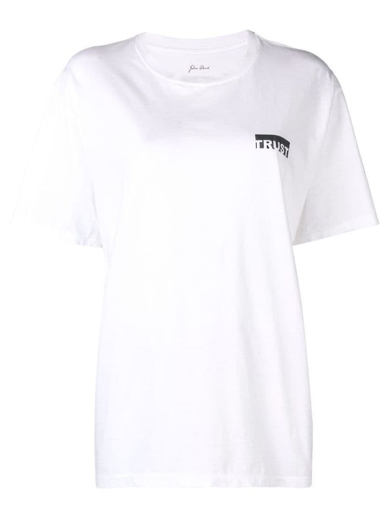 Julien David round neck T-shirt - White