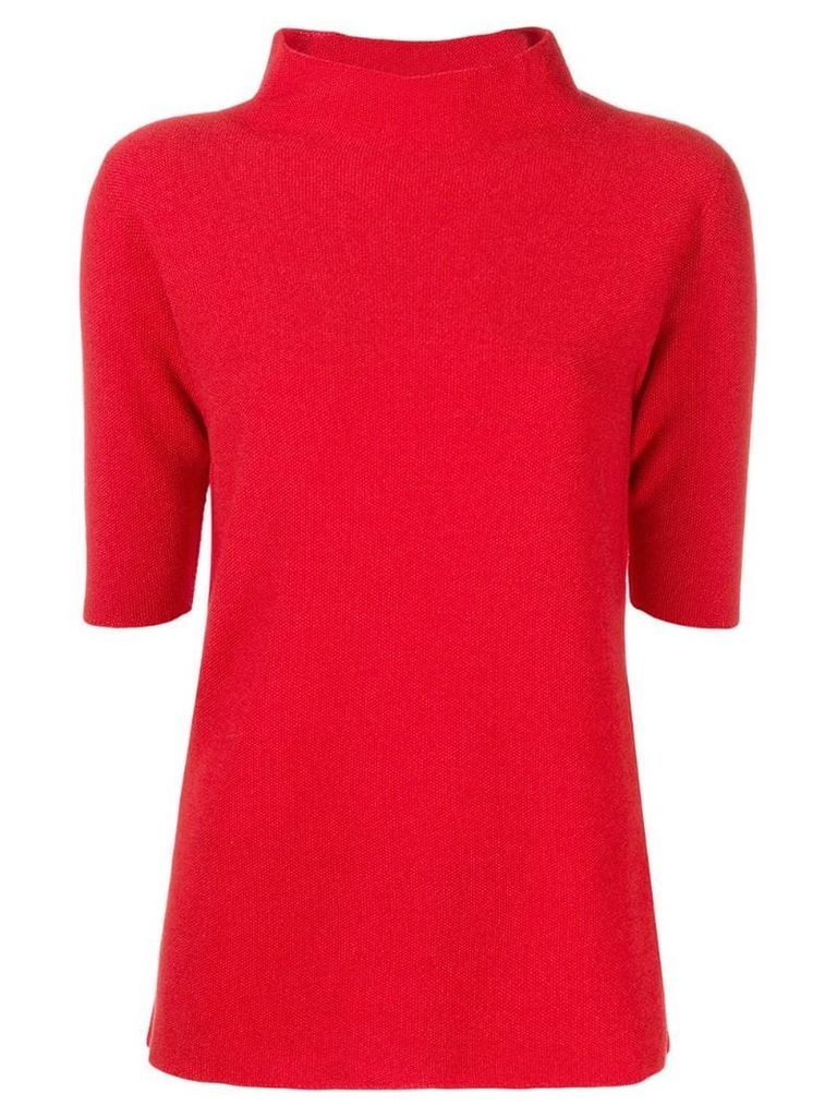 Fabiana Filippi shortsleeved sweater - Red