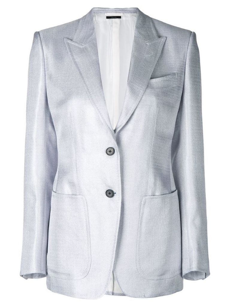 Tom Ford classic fitted blazer - Grey