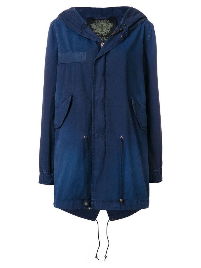 Mr & Mrs Italy classic hooded parka - Blue