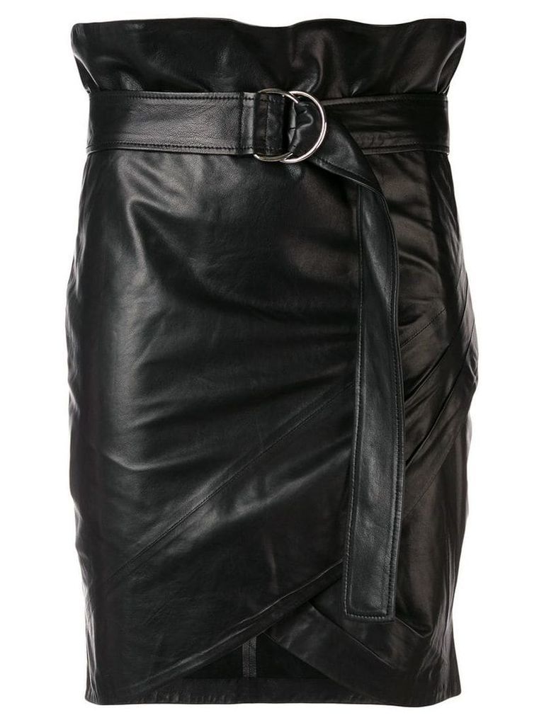 Iro belted fitted skirt - Black