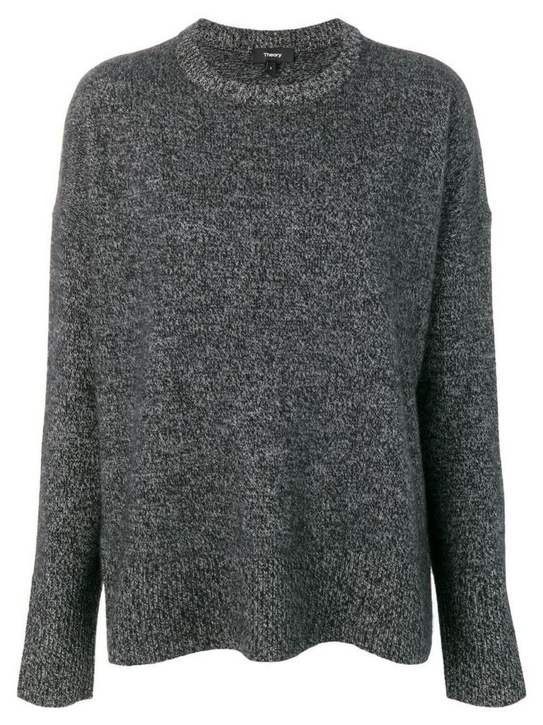 Theory baggy style knitted jumper - Grey