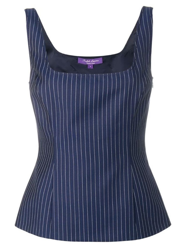 Ralph Lauren Collection stripe pattern top - Blue