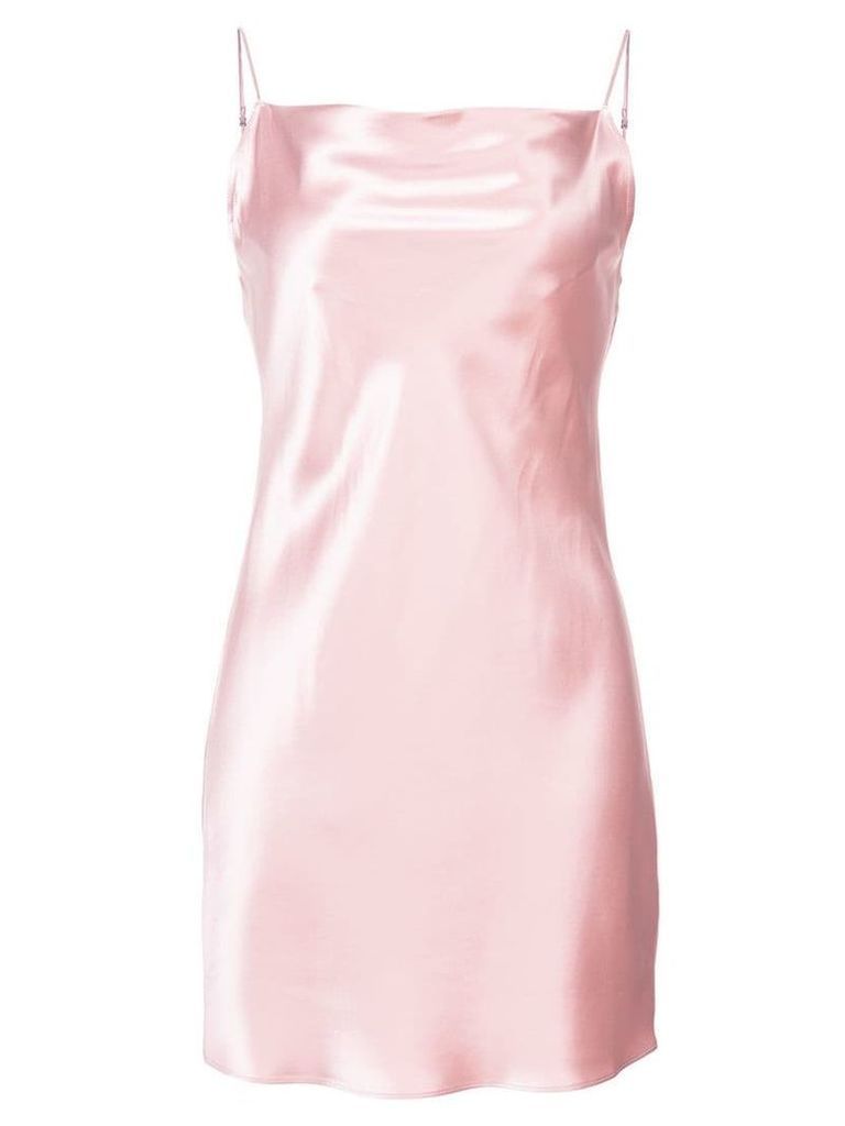 Fleur Du Mal cowl neck slip dress - Pink
