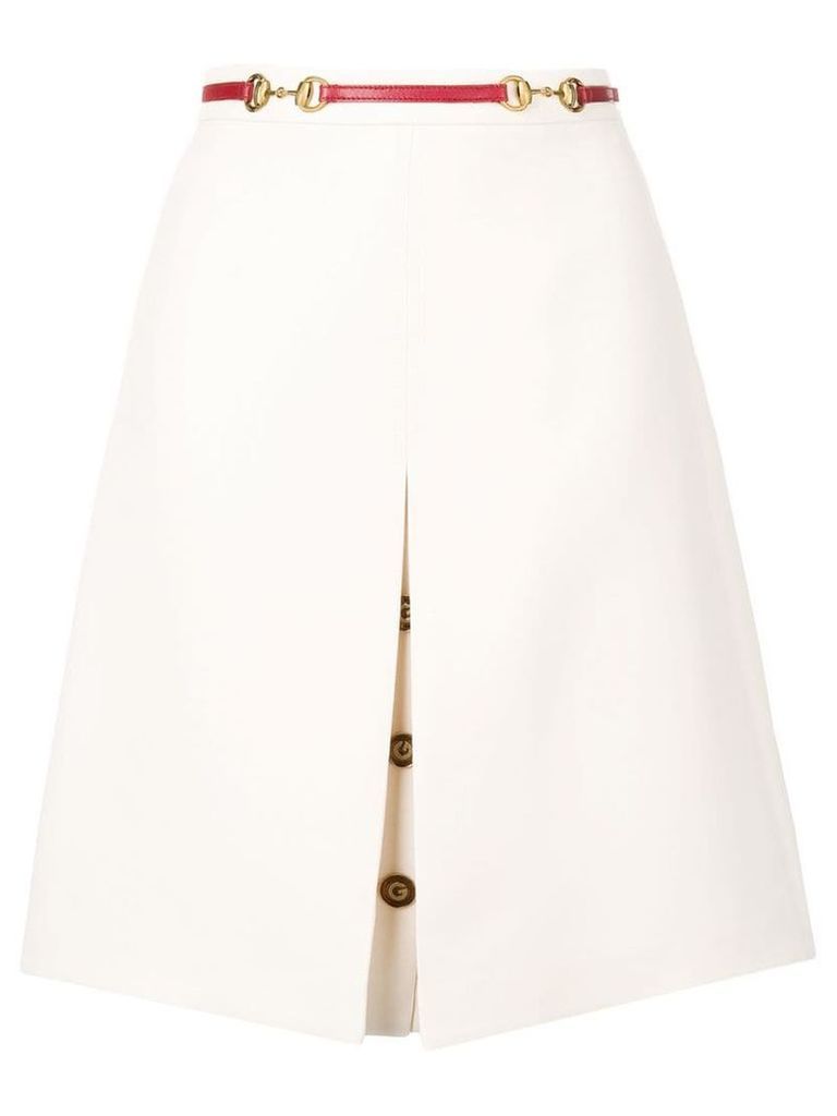 Gucci a-line skirt - Neutrals