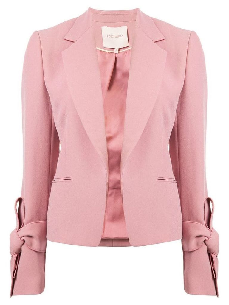 Roksanda bow cuff blazer - Pink
