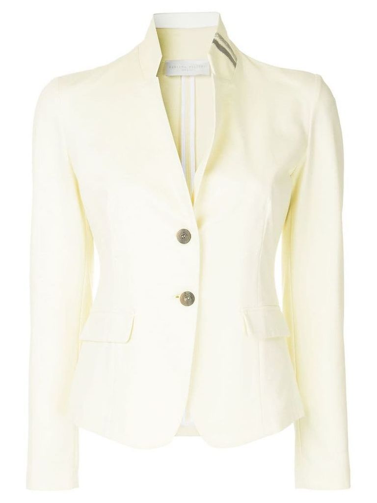 Fabiana Filippi fitted tailored blazer - Yellow
