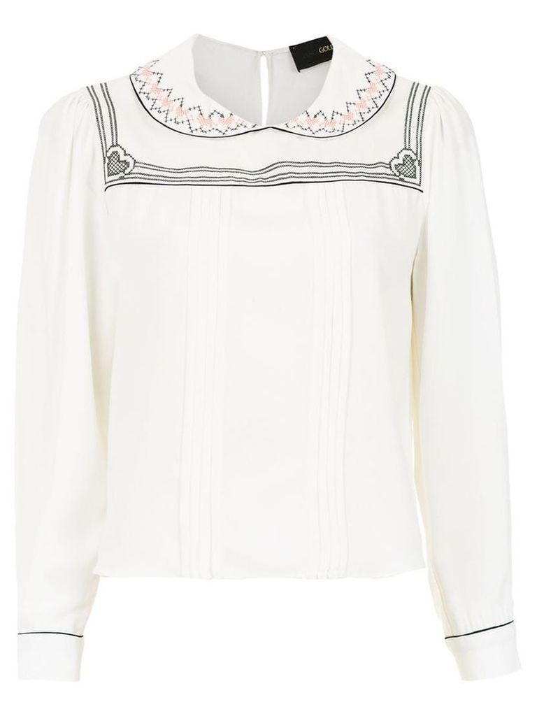 Andrea Bogosian embroidered shirt - White