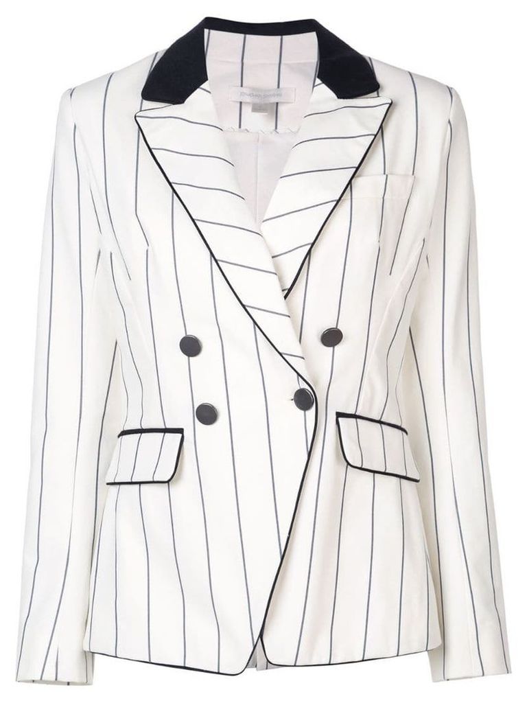 Jonathan Simkhai striped blazer - White