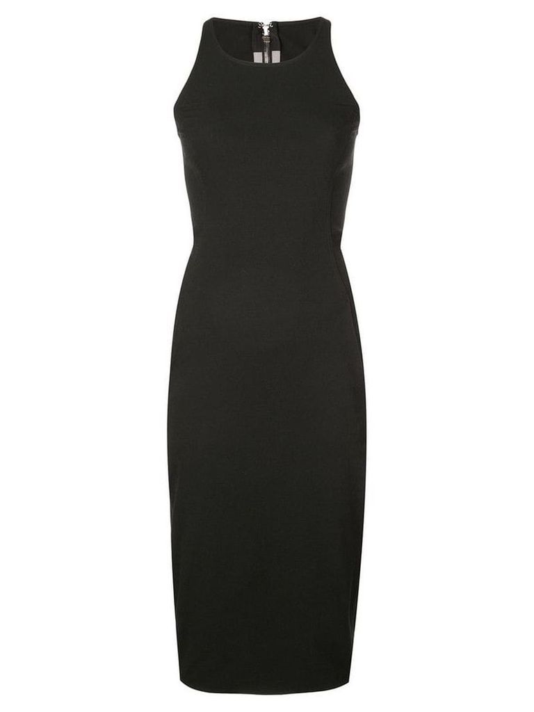 Rick Owens fitted silhouette dress - Black