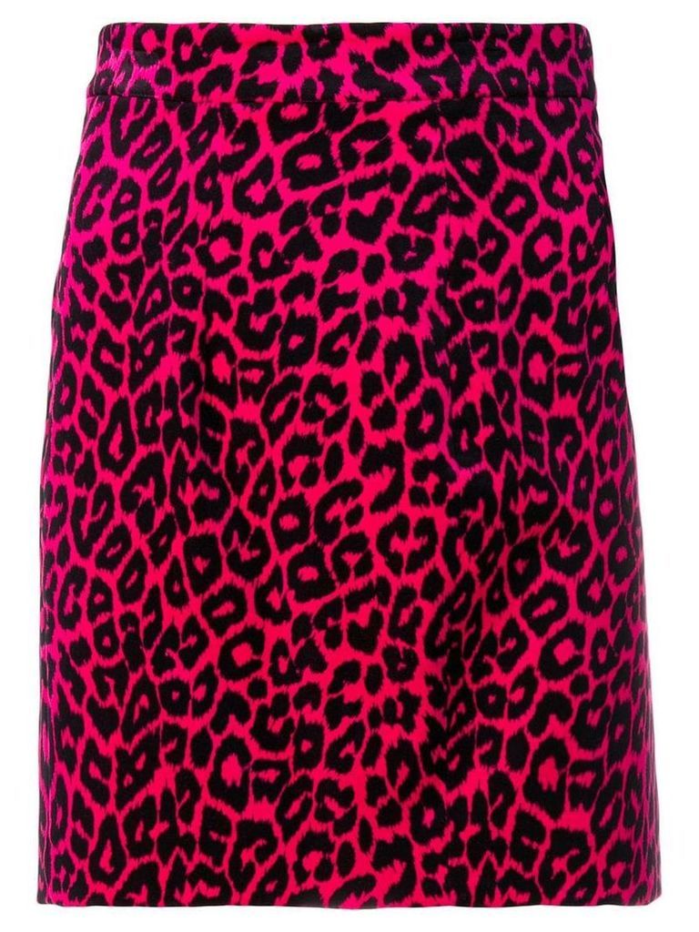 Dsquared2 leopard print skirt - Pink