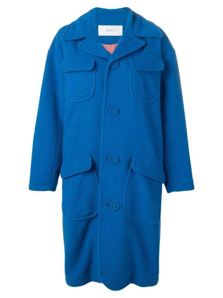 Julien David oversized coat - Blue