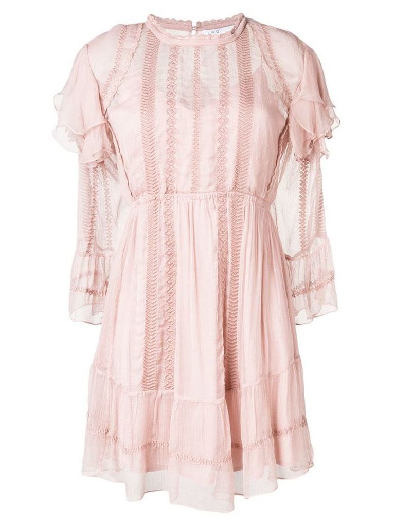 Iro Western ruffle dress - Pink