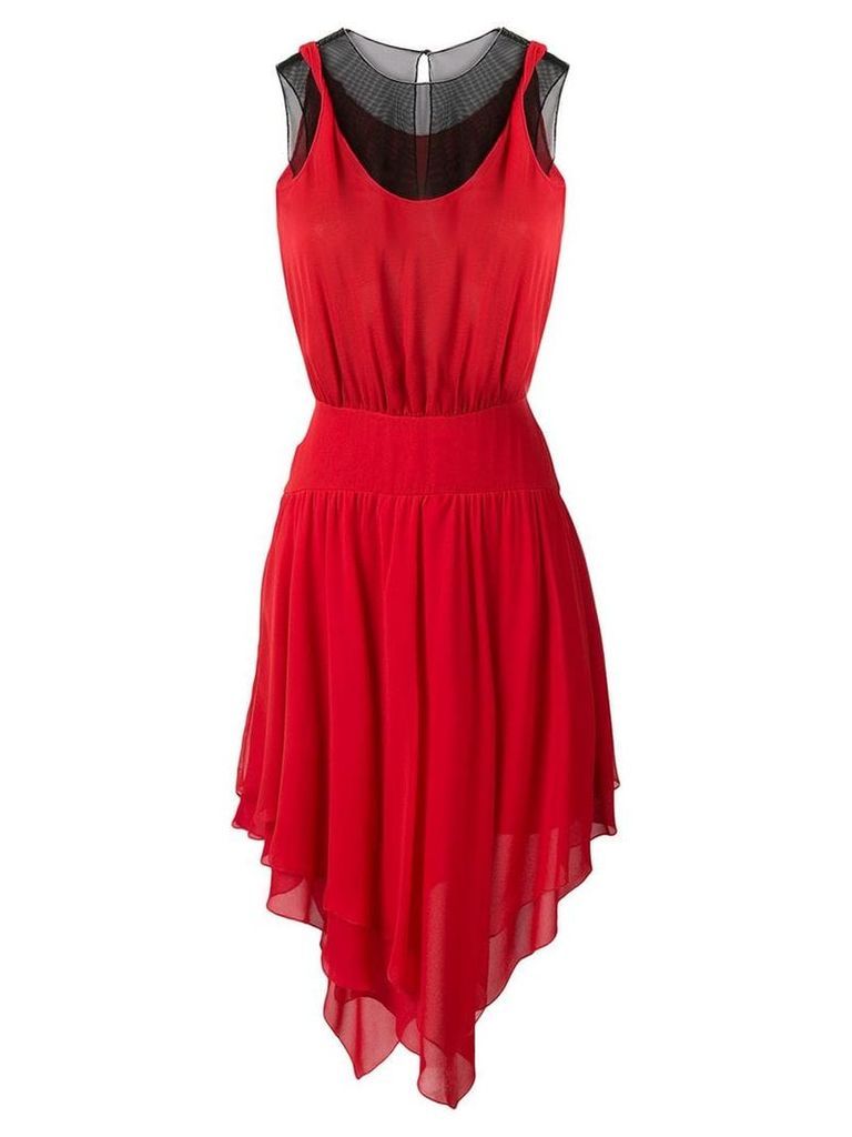 Karl Lagerfeld asymmetric dress - Red