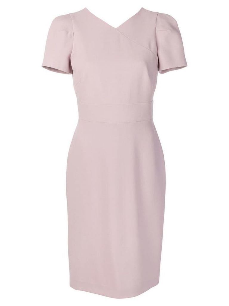 Giorgio Armani short V-neck dress - Pink