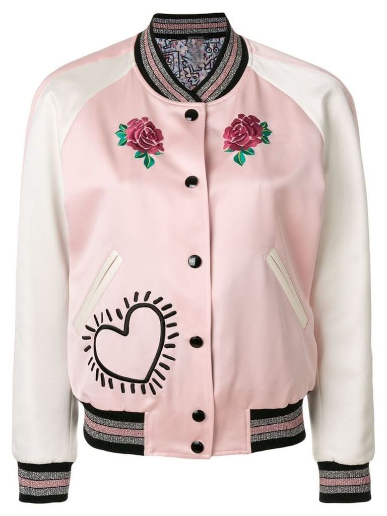 Coach X Keith Haring reversible satin jacket - Pink