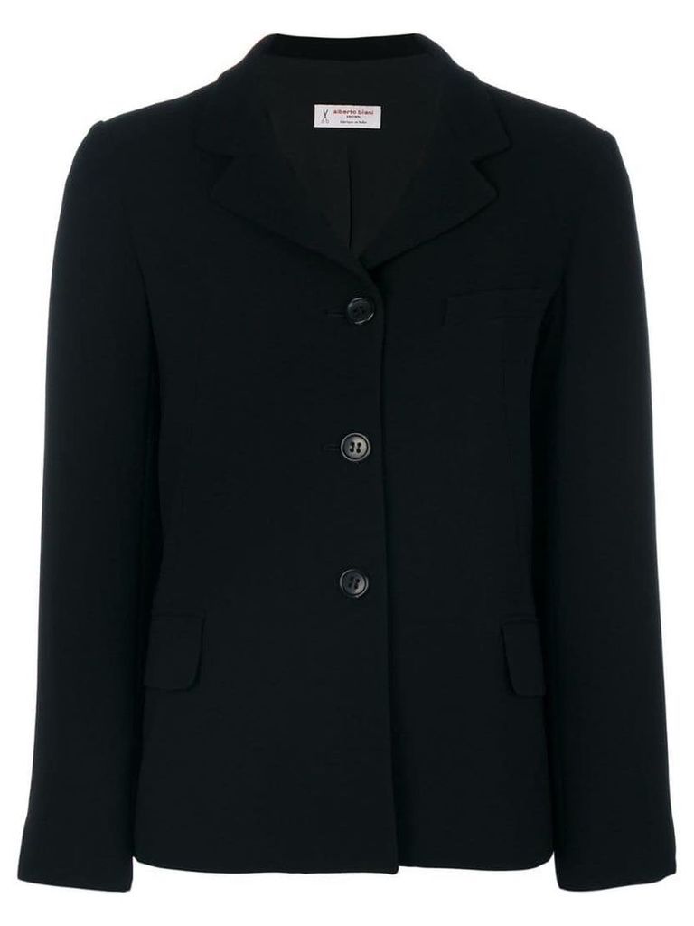 Alberto Biani tailored straight blazer - Black