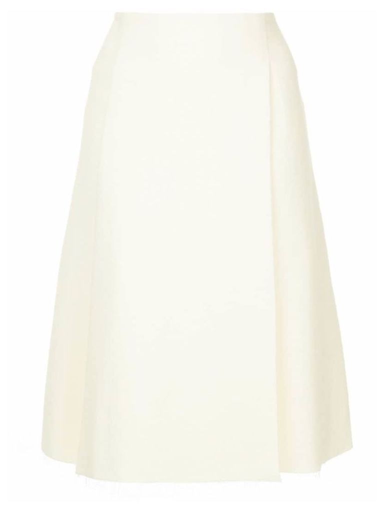 Proenza Schouler Bouclé Mid Skirt - White