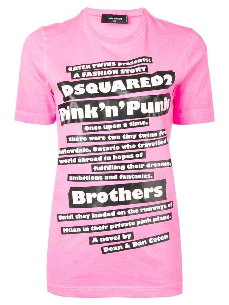 Dsquared2 printed T-shirt - Pink