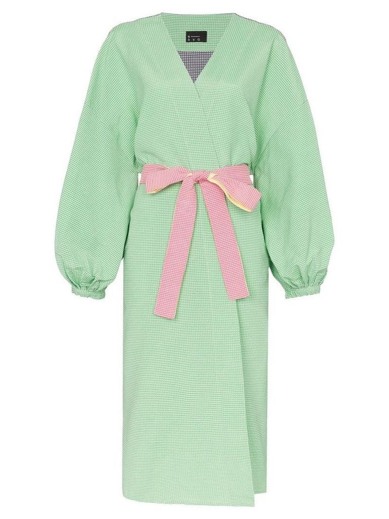 N Duo Its Robe O'clock belted kimono jacket - Green