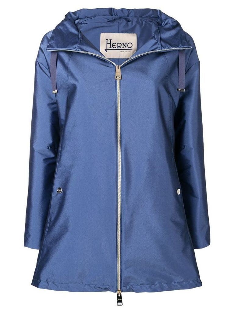 Herno classic rain coat - Blue
