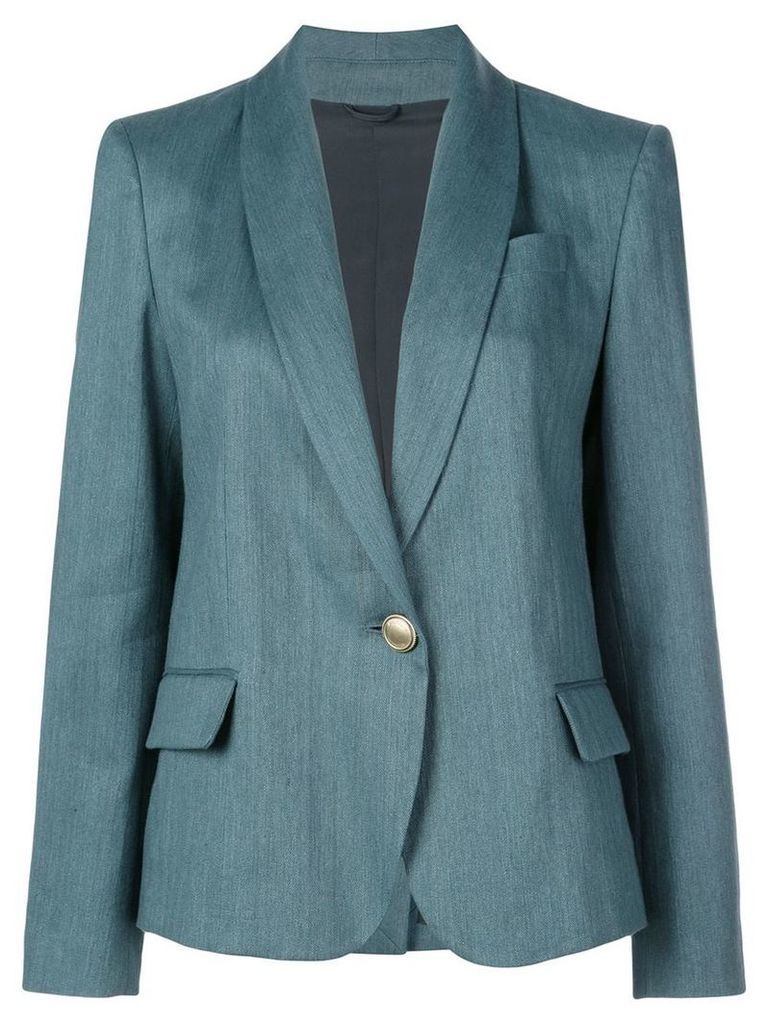 Brunello Cucinelli slim-fit blazer - Green