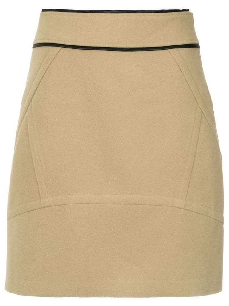 Olympiah Pumacahua a-line skirt - Brown