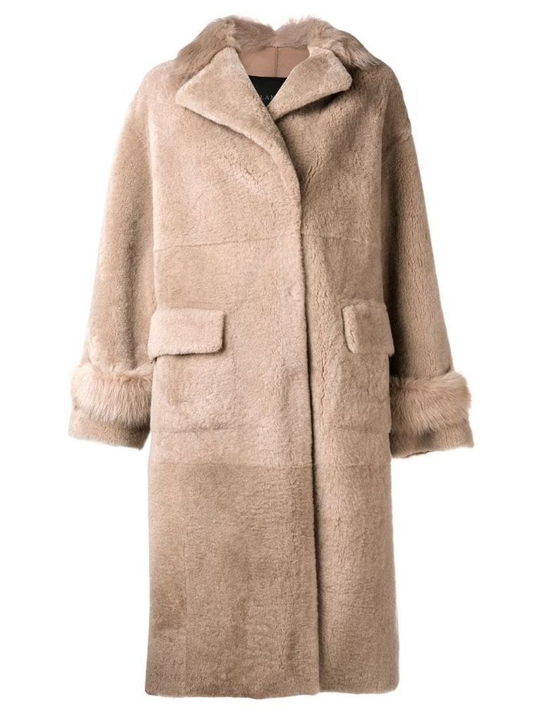 Blancha oversized coat - Neutrals