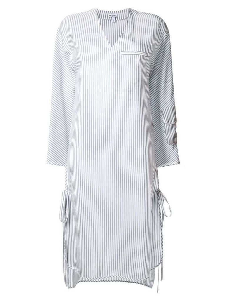 Loewe striped shift dress - White
