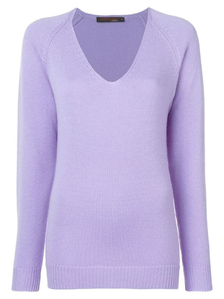 Incentive! Cashmere knitted jumper - Purple
