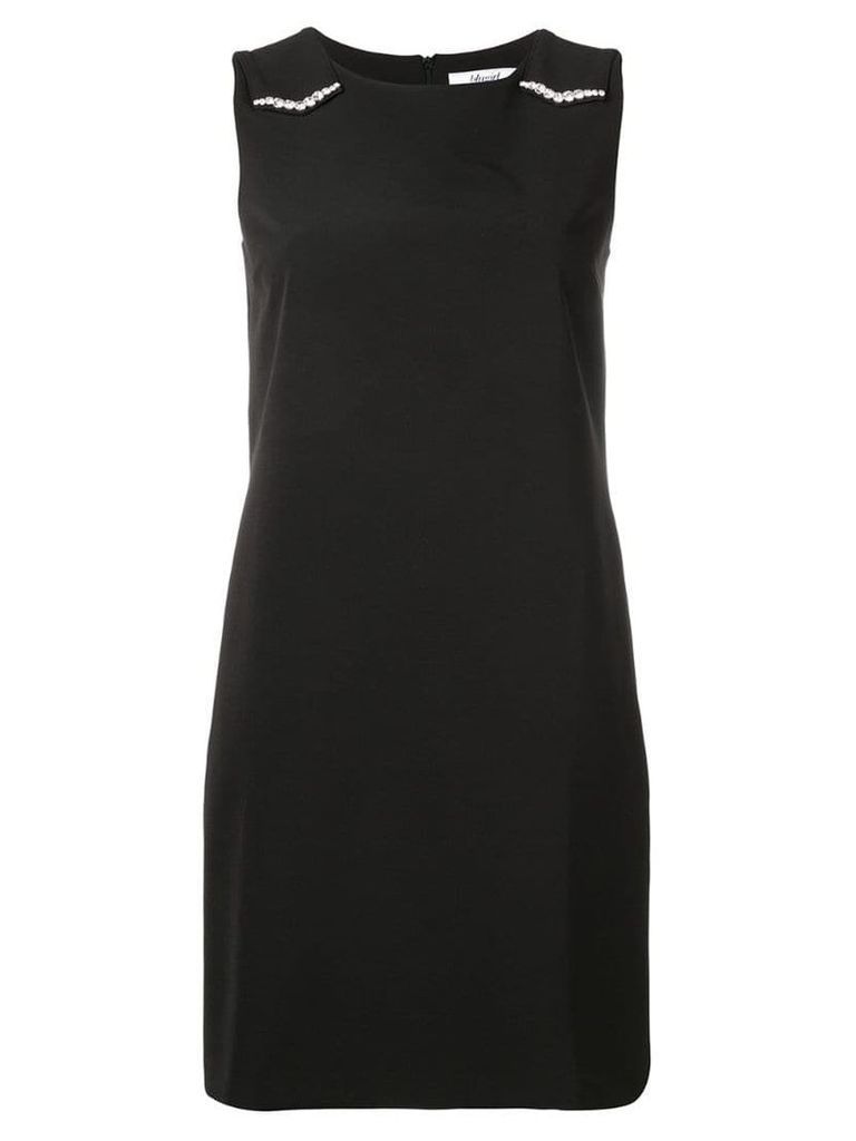 Blugirl embellished shoulder dress - Black