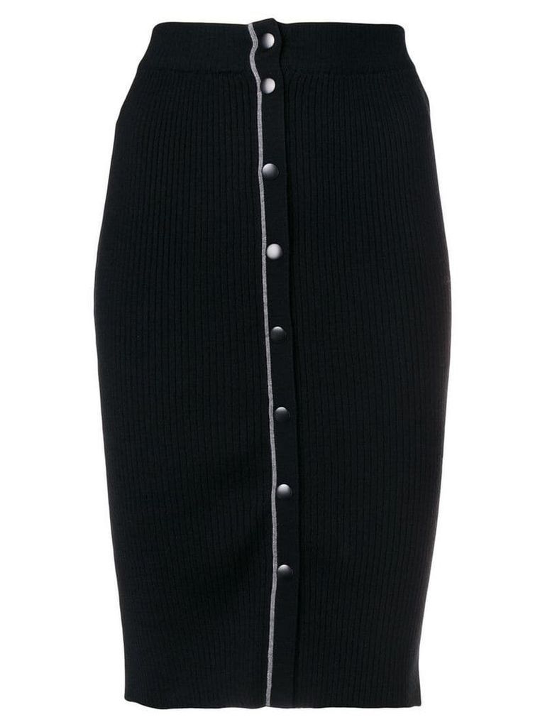 T By Alexander Wang stretch fit skirt - Black