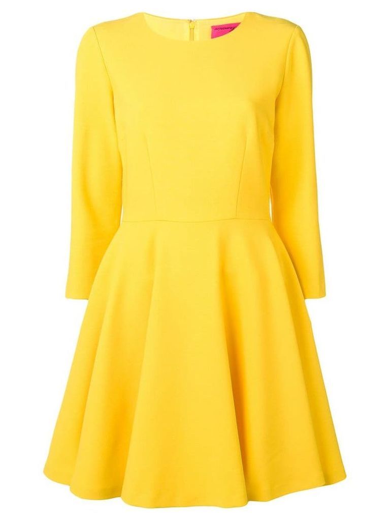 Blumarine flared midi dress - Yellow