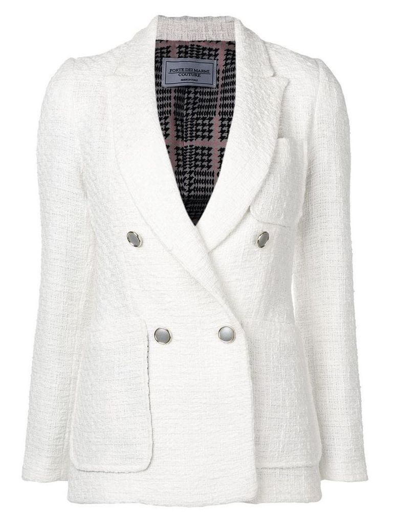 Forte Dei Marmi Couture double-breasted blazer - White