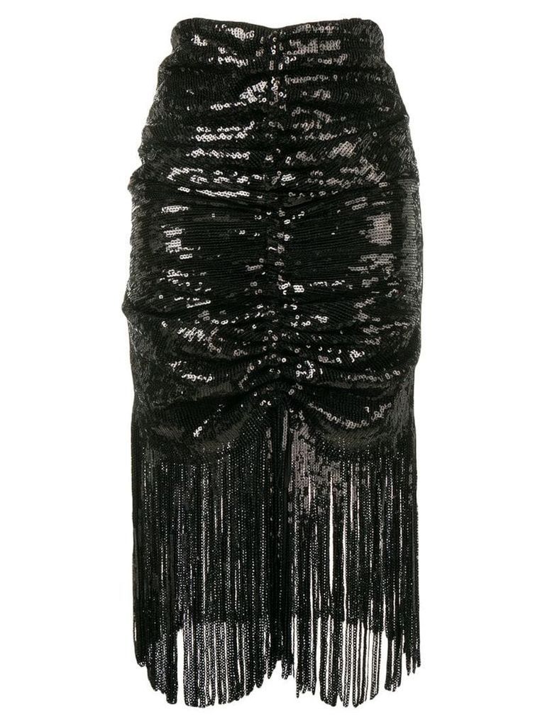 Giuseppe Di Morabito draped sequin skirt - Black