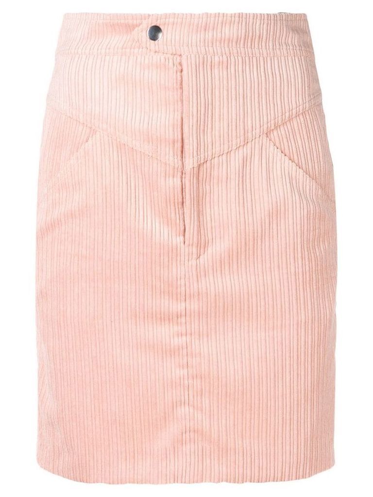 Isabel Marant high waisted corduroy skirt - Pink