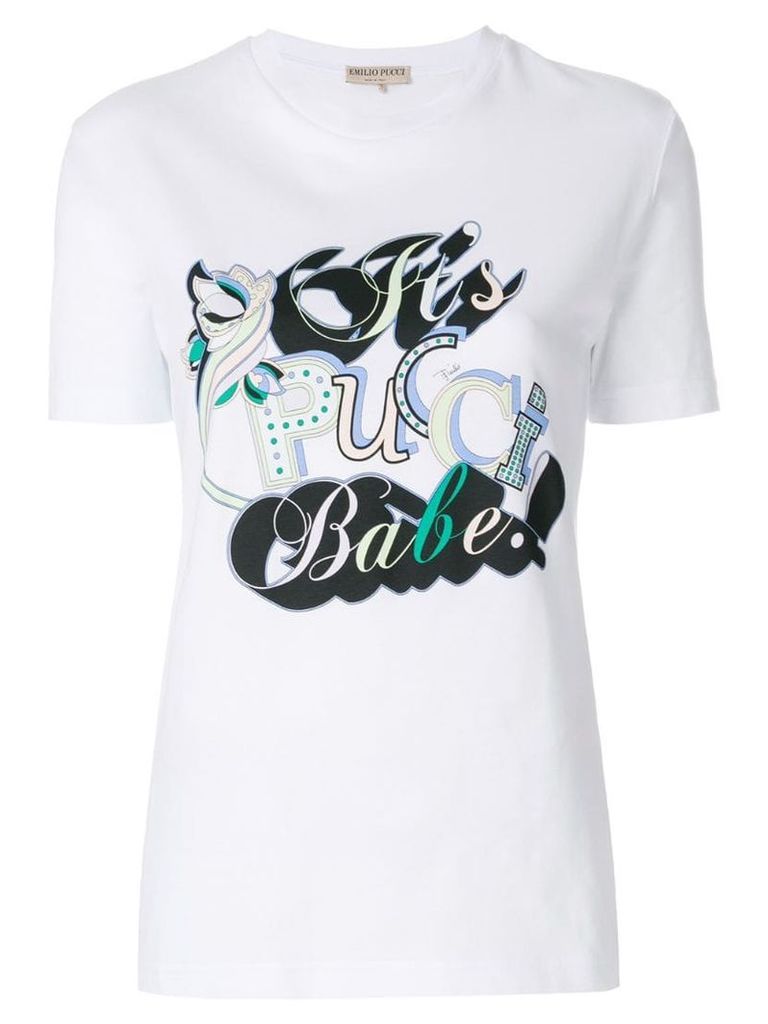 Emilio Pucci It's Pucci Babe T-shirt - White