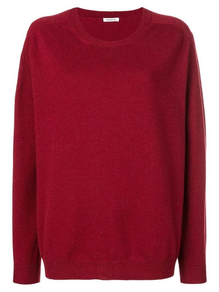 P.A.R.O.S.H. loose fit jumper - Red
